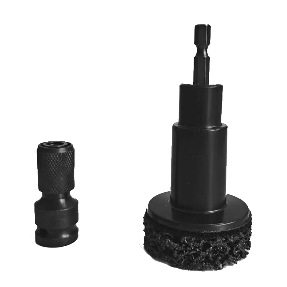 Black Wheel Hub Cleaner Wheel Hub Cleaning Kit Silicon Carbide Abrasive High-density Nylon 1 2-inch Drive Compatible