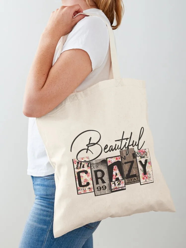 Beautiful Crazy Tote Bag shopping bag logo cute pouch bag tote custom Woman shopper