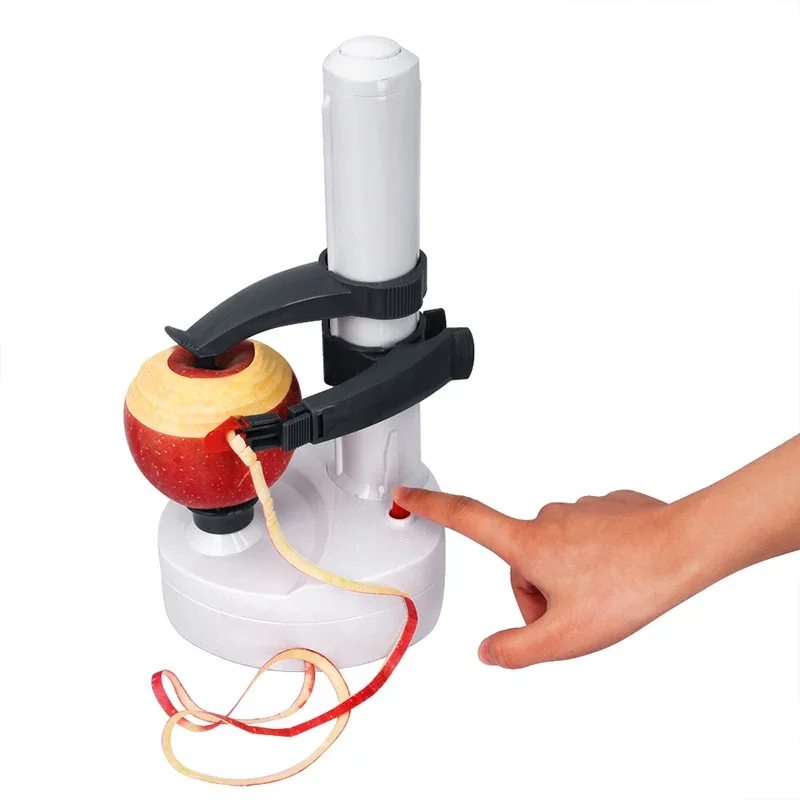 Multifunction Stainless Steel Electric Peeler Automatic Fruit Peeler Vegetable Cutter Three Spare Blades Potato Peeler Machine view 6