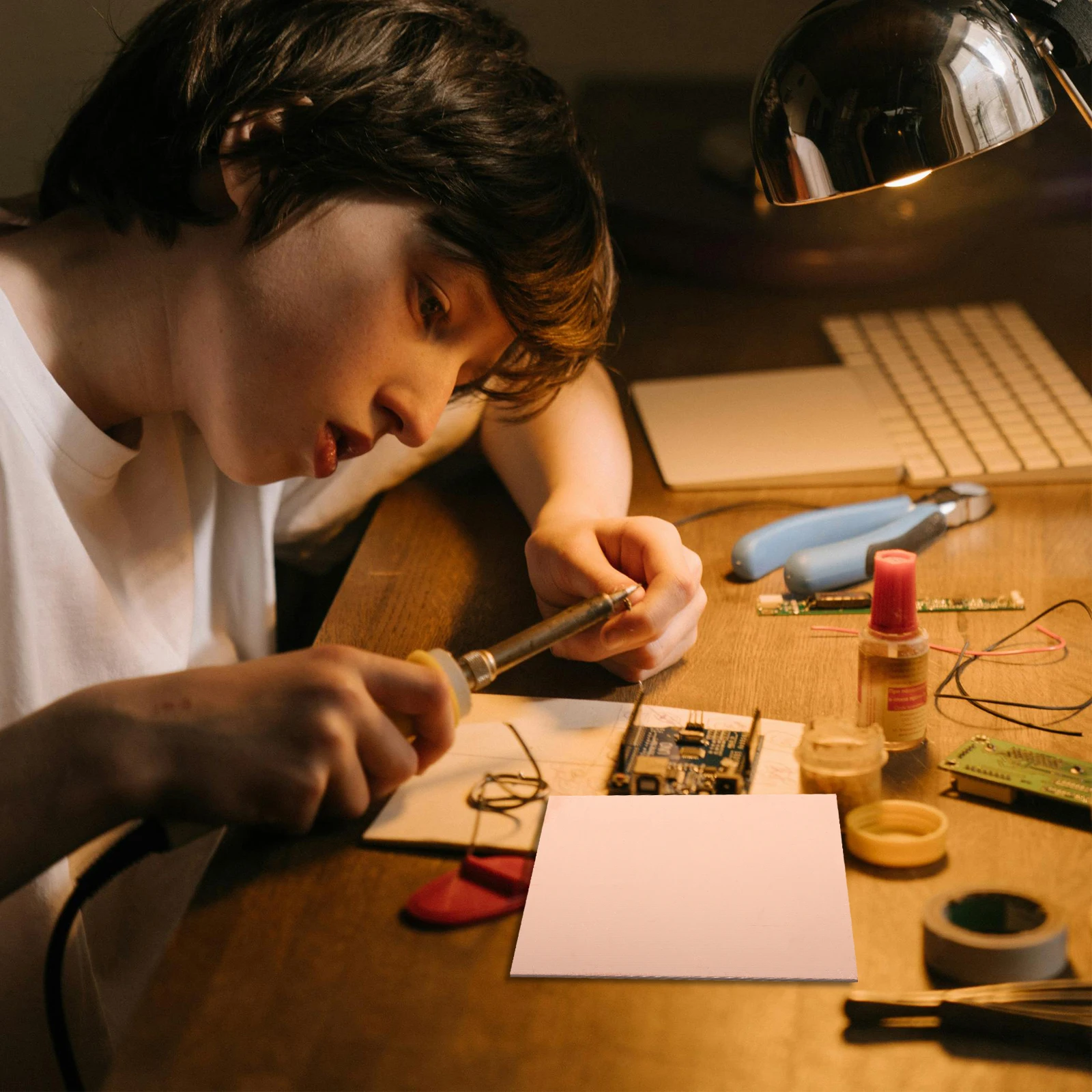 

10pcs Circuit Board Experiment Boards Electronic Projects Universal Pcb Copper Clad Resin Fiberglass Diy Wear Resistant