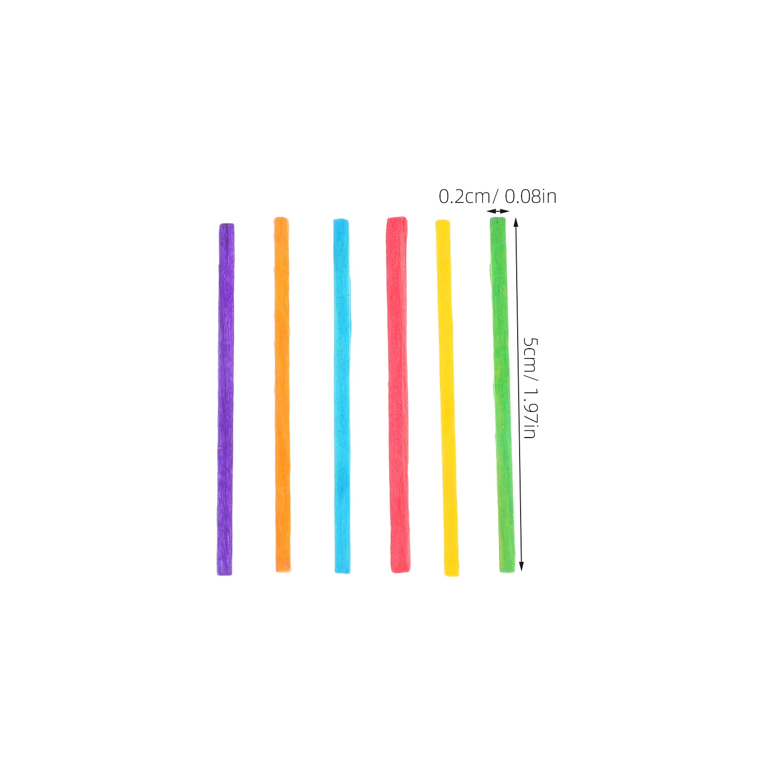 Bâtons artisanaux en bois, petits chevilles carrées, projets de bricolage, manipulation amusante et sûre, scénarios d'utilisation polyvalents, 1000 pièces