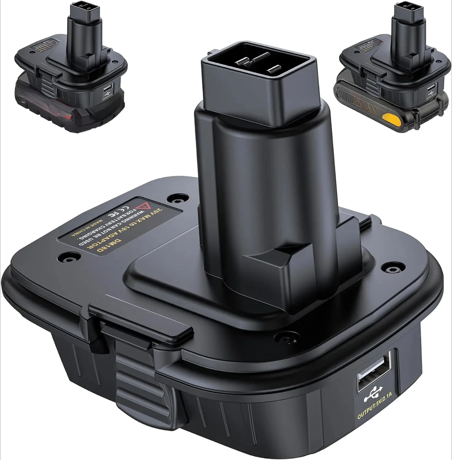 Adaptador de Bateria Conversor Dm18d para Dewalt 20v para Milwaukee 18v Bateria Li-ion Converter para Ferramentas de Bateria Ni-cd Dewalt 18v
