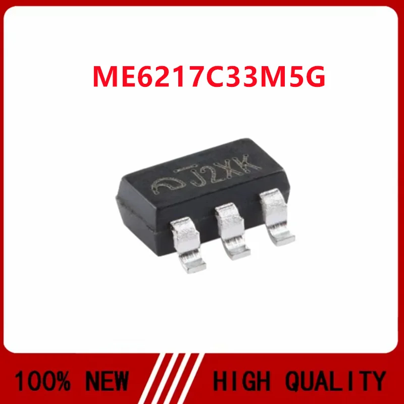 50PCS/LOT ME6217C33M5G ME6217 SOT23-5 , 800mA High Output Current LDO Regulator IC chip