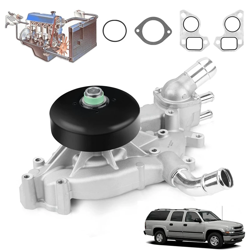 

Engine Water Pump 12445113 19256261 For Chevy GMC Trailblazer 1999-2006 Silverado 1500 Parts