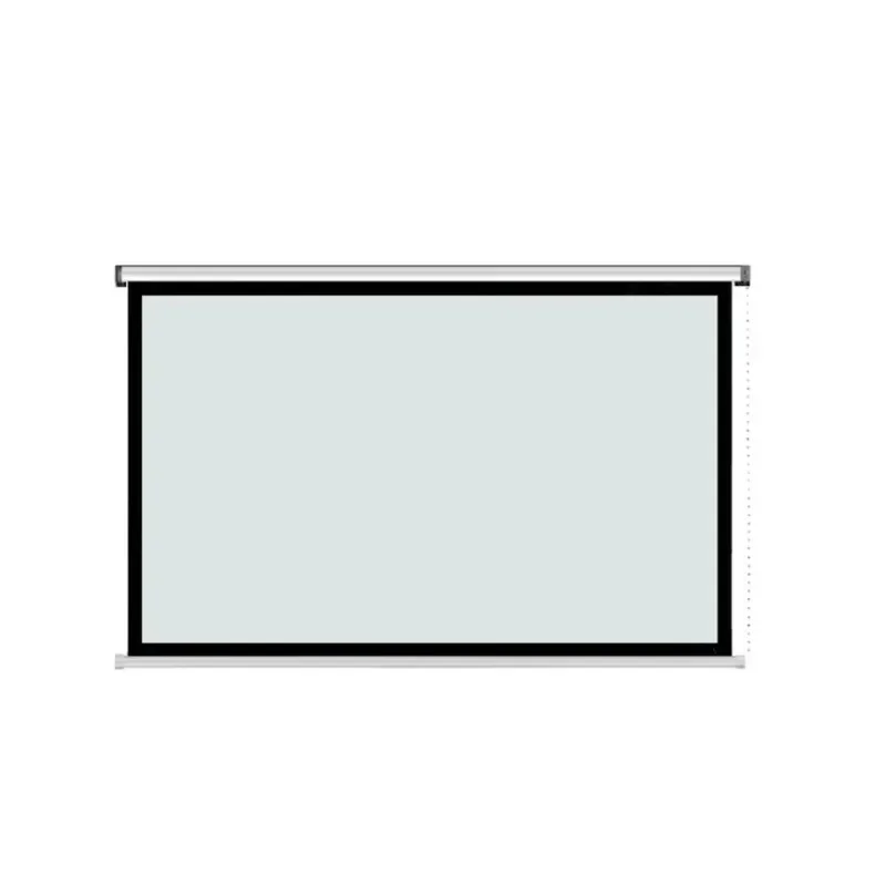 84 100 120 inch manual projector screen 4:3 16:9 manual scrolling projection curtain home office theater *&&