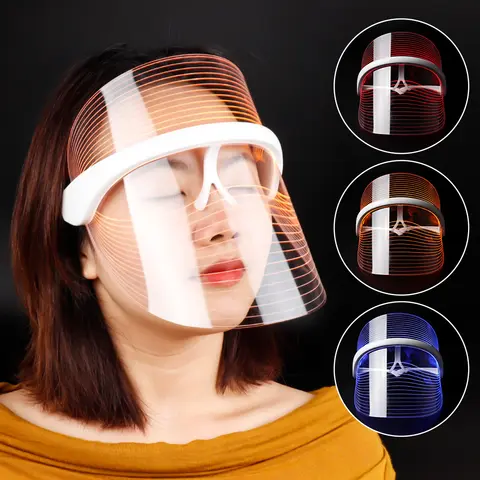 Wireless LED facial mask with multi-color therapy foreverlily
