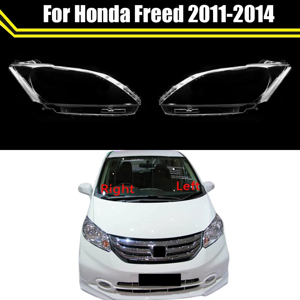 

For Honda Freed 2011-2014 Headlamp Transparent Shell Lampshade Lamp Shade Front Housing Light Headlight Cover Lens Plexiglass