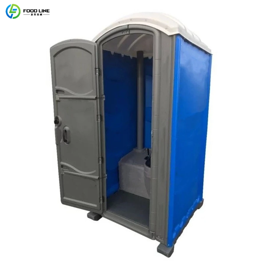 Portable Toilet, Quick Connect Sanitation Unit with Flexible Waste Hose for Temporary Outdoor Gathering Sanitation
