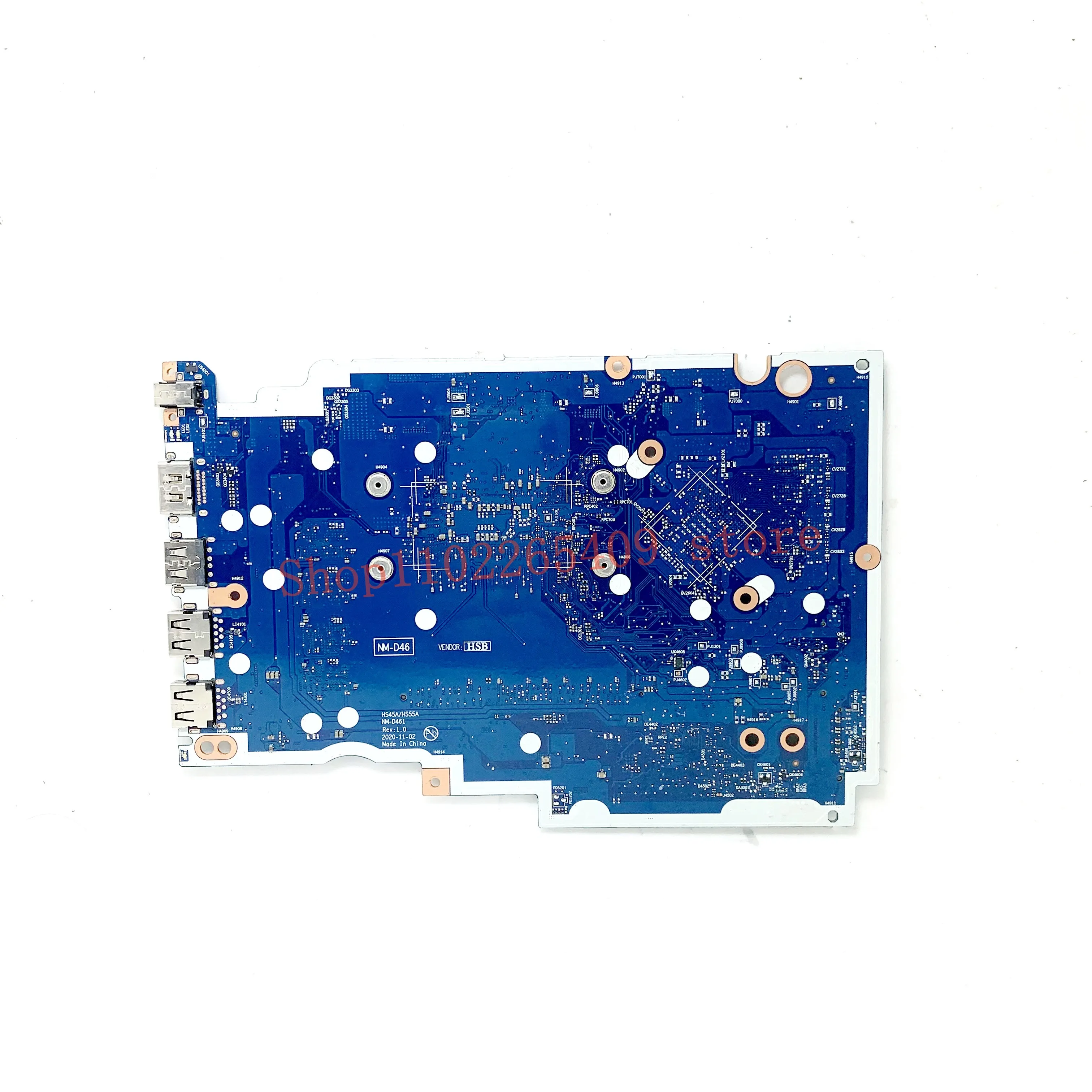 Placa base HS45A/HS55A NM-D461 con CPU SRK07 I3-1115G4 para Lenovo IdeaPad 3 15ITL05 placa base para ordenador portátil 5B21B84475 4GB 100% probada