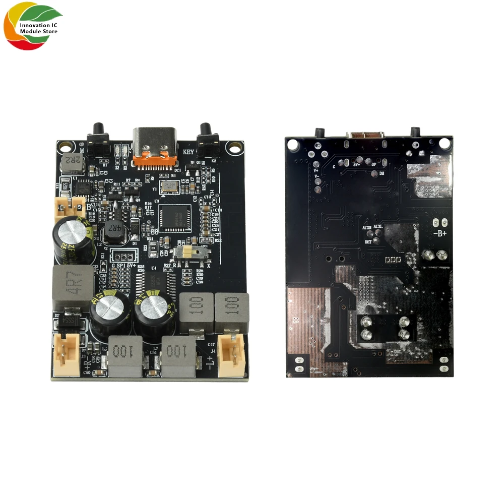 

DC 5V TWS Bluetooth Amplifier Module 2 * 10W Dual Channel Bass Enhancement Algorithm Bluetooth Amplifier Board Type C Interface