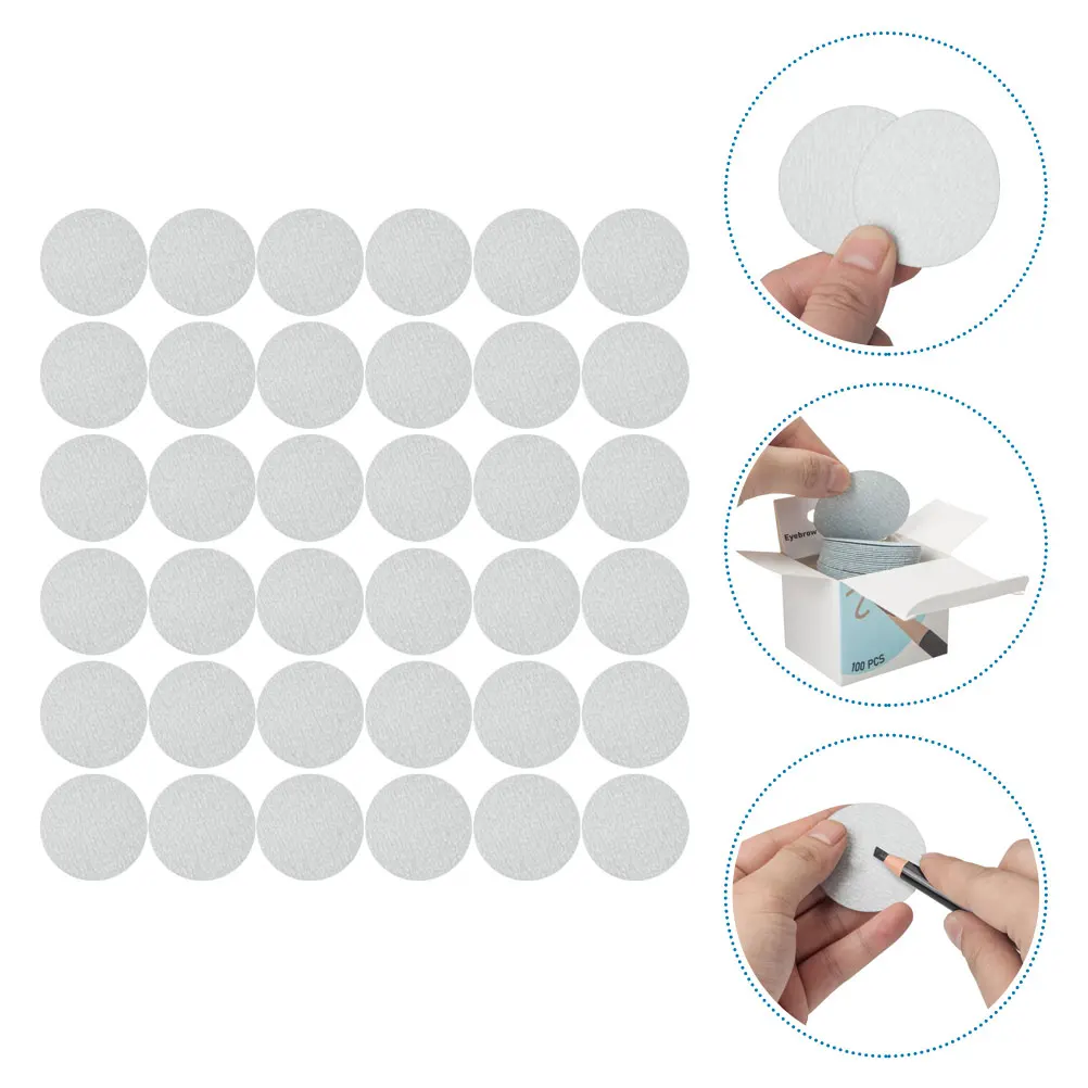 100 Stück Papier-Bleistiftspitzer für Augenbrauen, S-Papier, Bleistifte, Anspitzer, Skizze, Zeichenstifte, Spitze, Schärfen, kompakte Aufbewahrung