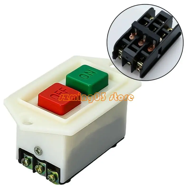 H9EC Industrial Start STIPLE SWATES 380V مع مفاتيح تركيب زر القفل القابلة للتنظيف سهلة الاستخدام لأداة وآلات الطاقة