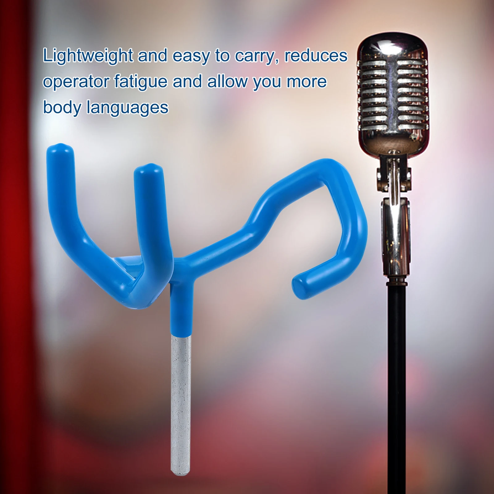 

Heavy Duty Microphone Boom Tripod Stand Support Holder for Boompole C-Stands Stable Lightweight Portable Audio Visual Equipment