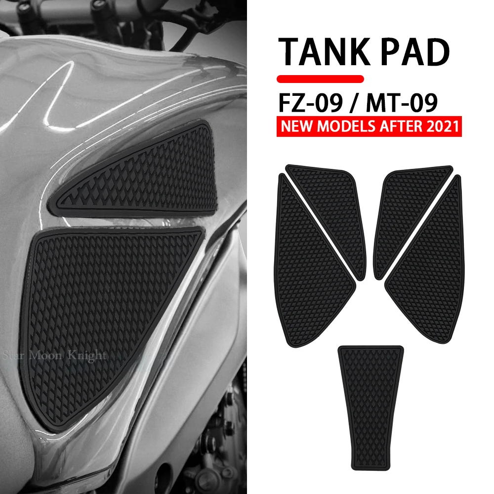 

Side Fuel Tank pad Tank Pads Protector Stickers Decal Gas Knee Grip Traction Pad For Yamaha MT-09 MT 09 MT09 FZ-09 FZ09 FZ 2021-