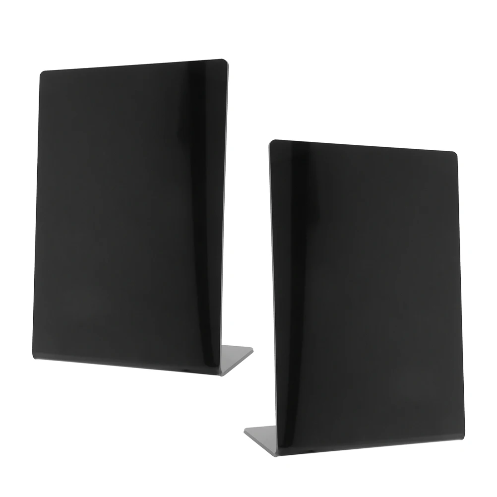 

2pcs Mini Chalkboard For Creative Drawing Menu Display Diy Home Decor Reusable Tabletop Sign Party Café Restaurant Use Small