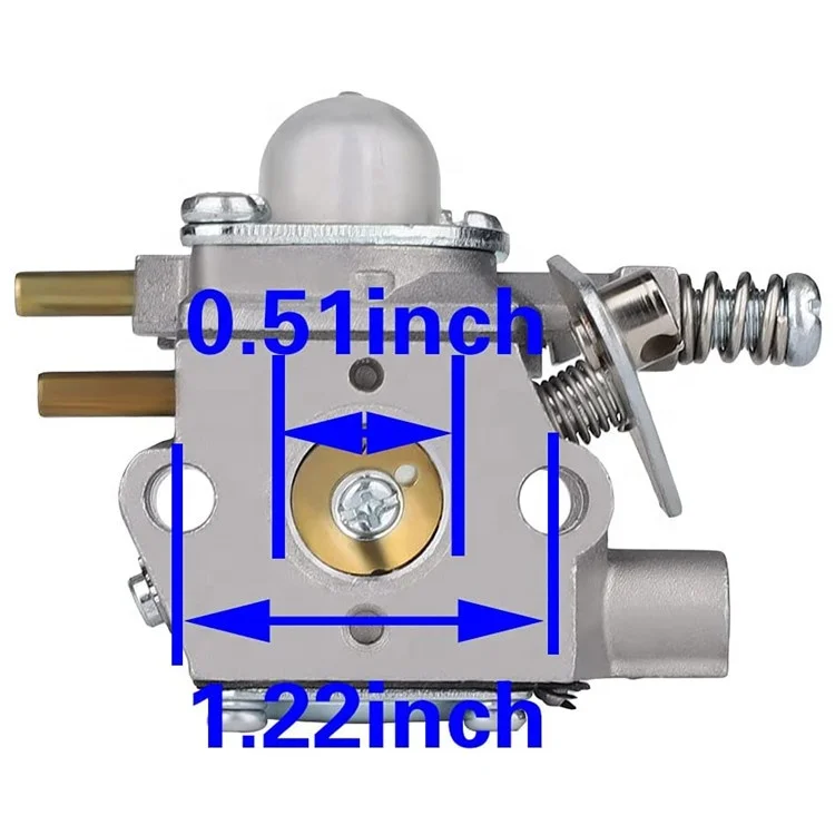 Walbro-carburador de WT-424 para GT-2400 ECHO, SRM-2400, PE-2400, PPT-2400, PP-1250, recortadora de SRS-2400, 12300052133
