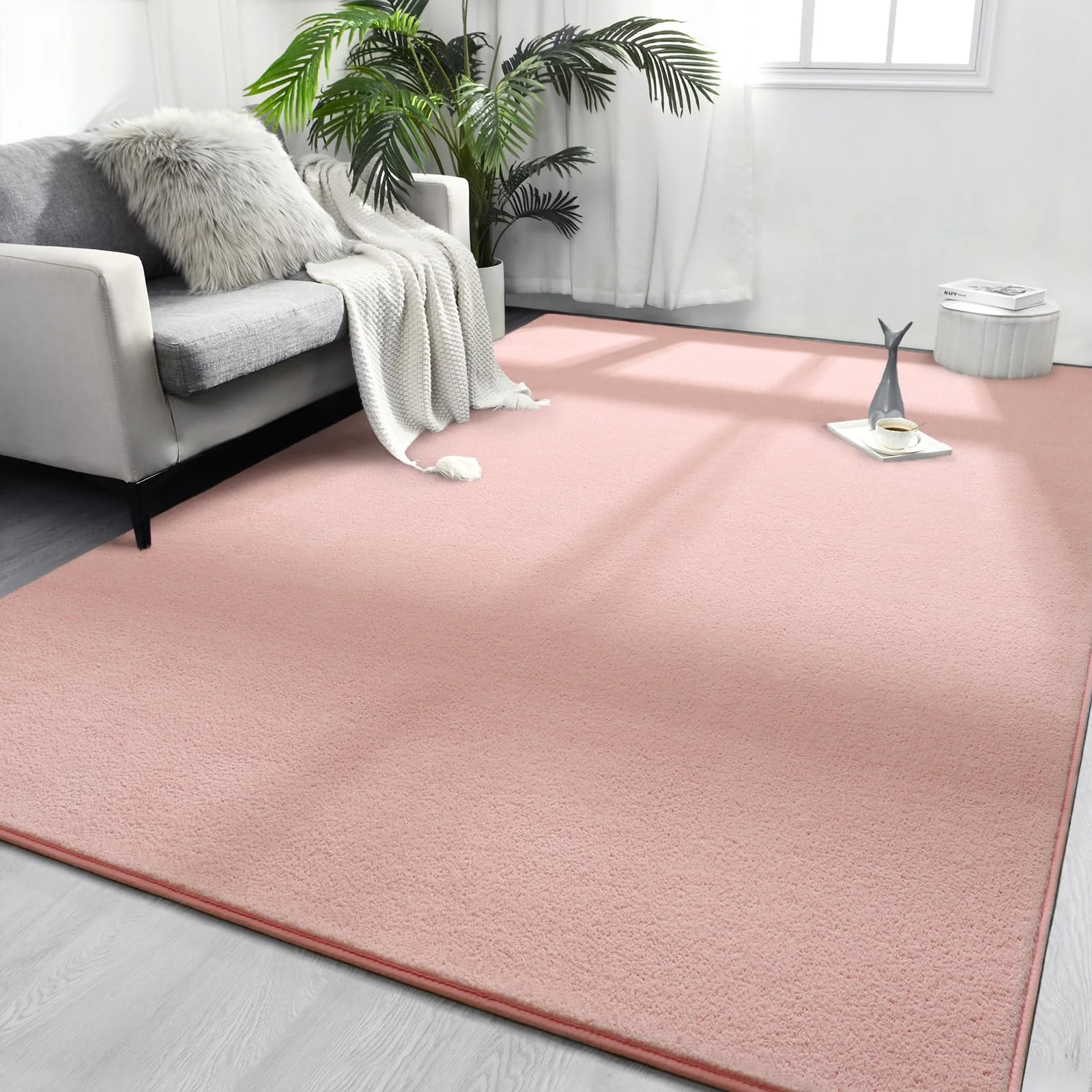 พรมปูพื้นห้องนั่งเล่นสีพื้น VI - Soft Rug Nursery บทวิจารณ์และราคา