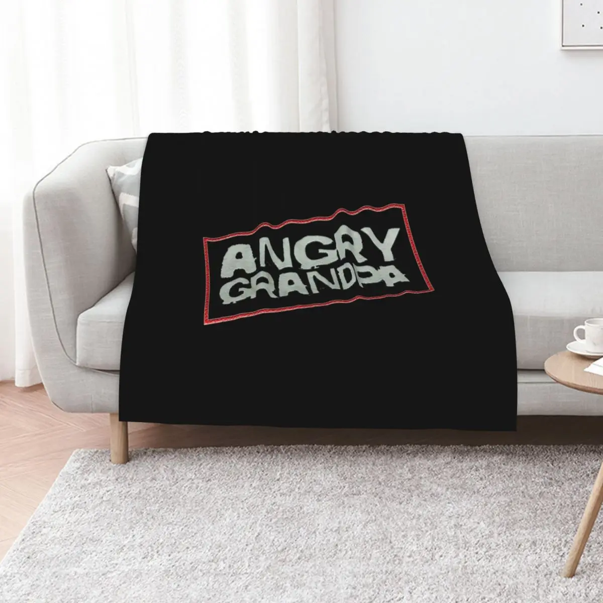 Angry Grandpa Throw Blanket Bed linens Retros Travel Decorative Beds Soft Plush Plaid Large Blankets