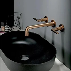 Concealed Wall Mounted Bathroom Basin Faucet