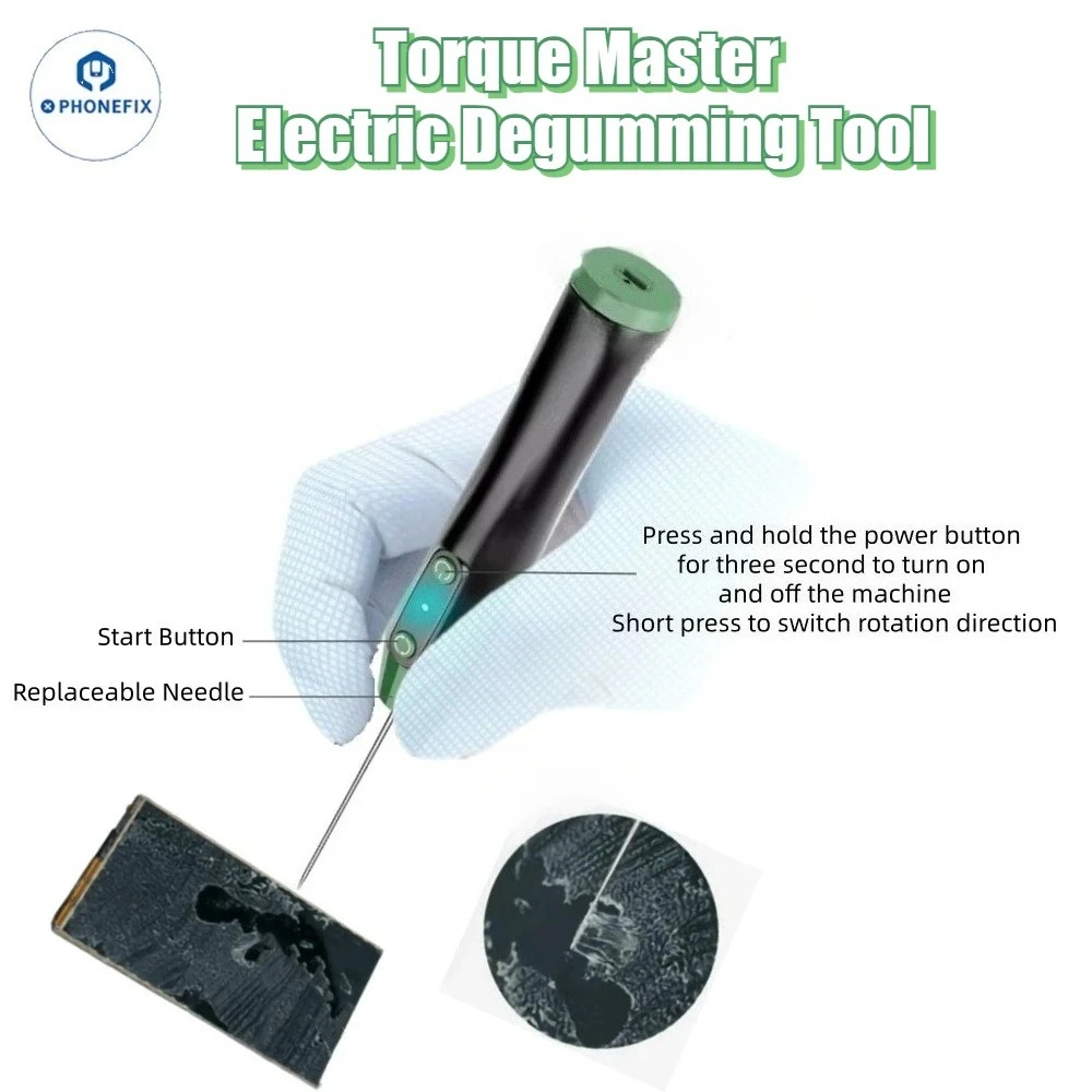 

2UUL Torque Master электрический инструмент для удаления клея ручка для удаления клея для аккумулятора мобильного телефона экран OCA инструменты для удаления клея