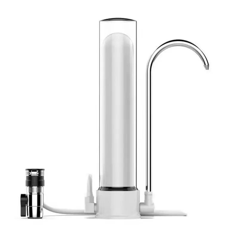 Water purifier household direct drinking tap filter tap water transparent water filter ceramic cartridge