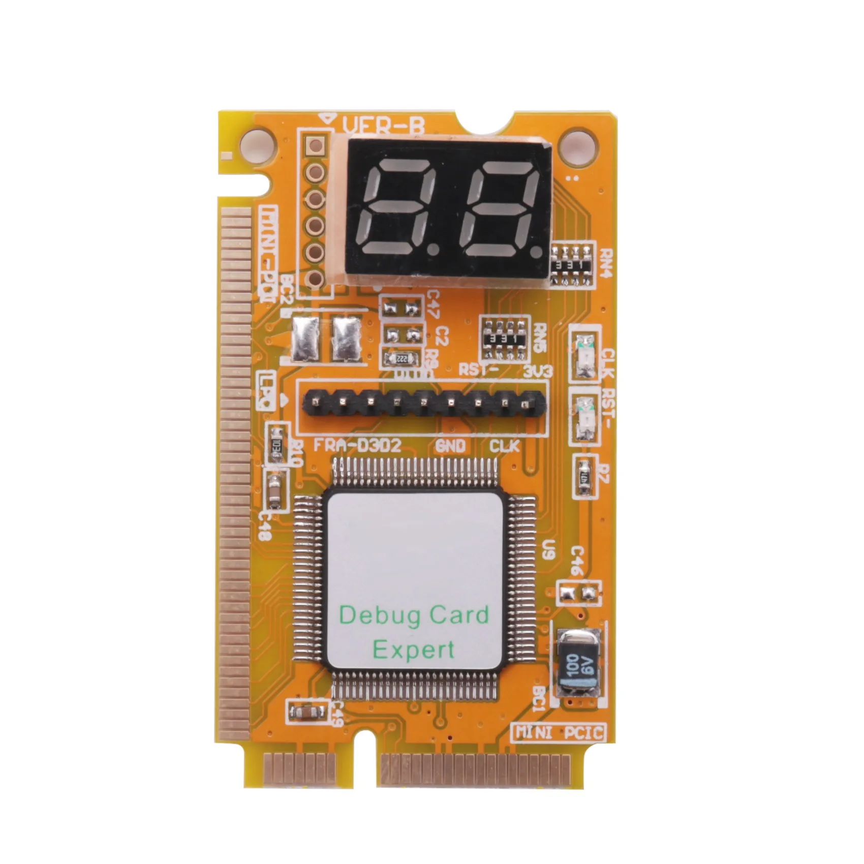 Notebook Diagnostic Card 2-Digit Mini PCI/PCI-E LPC POST Analyzer Tester