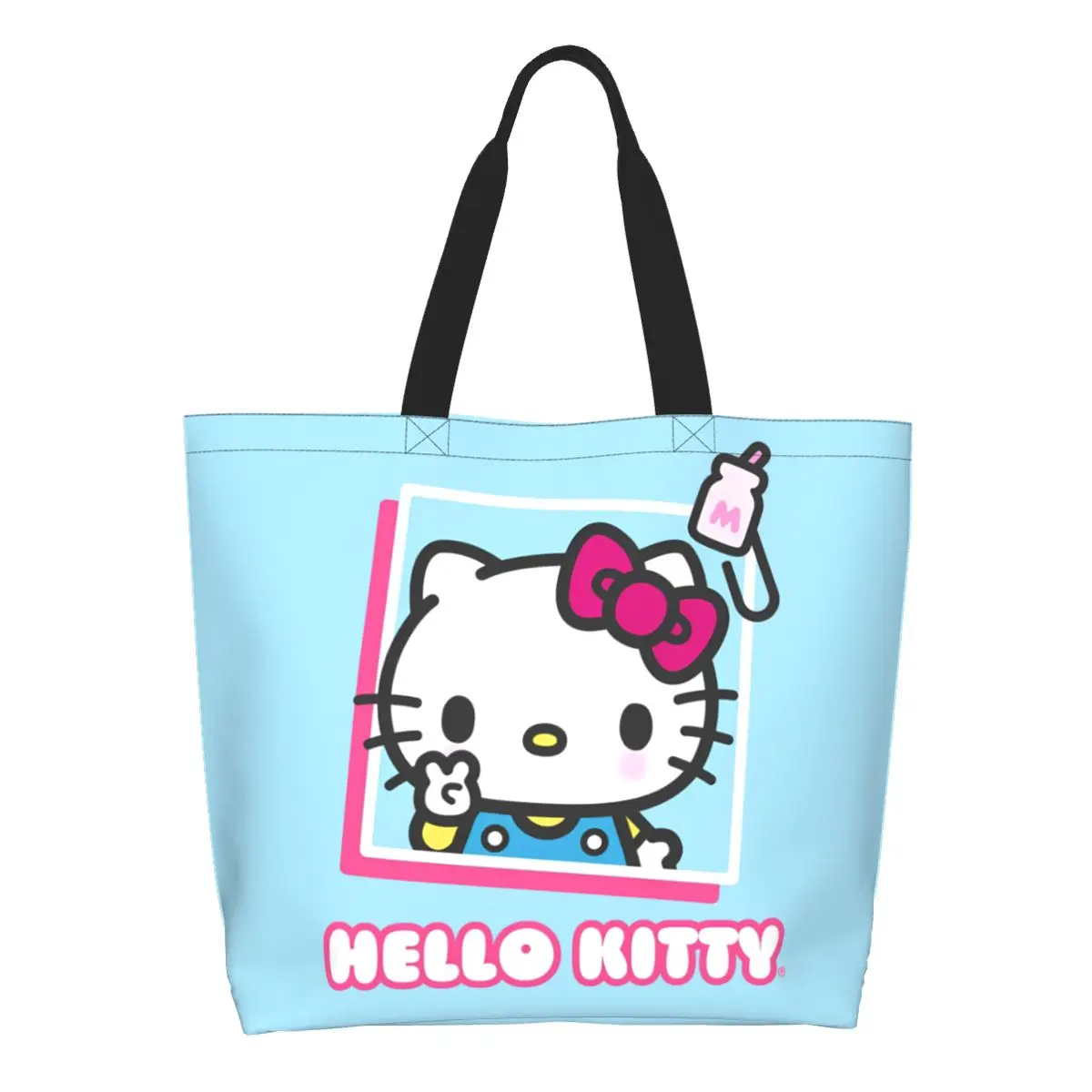 Street Girl Women Sanrio Hello Kitty Accessories Grocery Bag Large Capacity Tote Bag