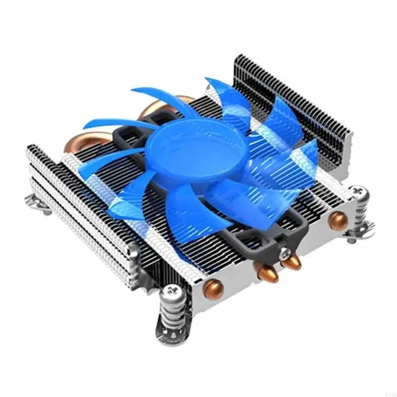 2 Тепловая труба Town CPU Air Cooler 1U Radiators HTPC для LGA1200 115X