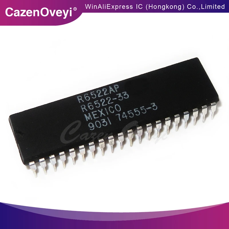 R6522ap r6522 dip-40, 1 peça