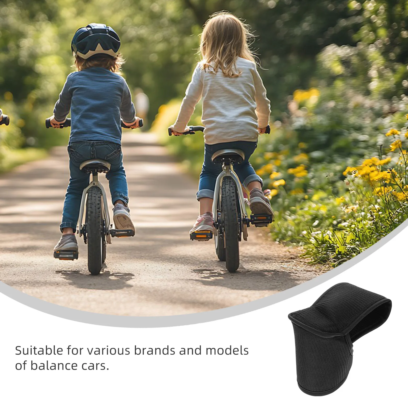 Borstbeschermer Kinderfietsstuurhoes Decoratieve veiligheidsuitrusting Universele pasvorm Beschermt de kinderborst Gemakkelijk