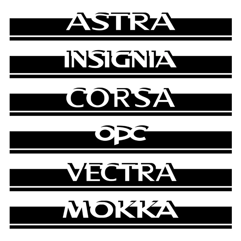 Auto Engine Bonnet Trim Decal For Opel OPC Astra J H G K Insignia Corsa D B E Mokka Vectra B Car Hood Cover Stickers Accessories