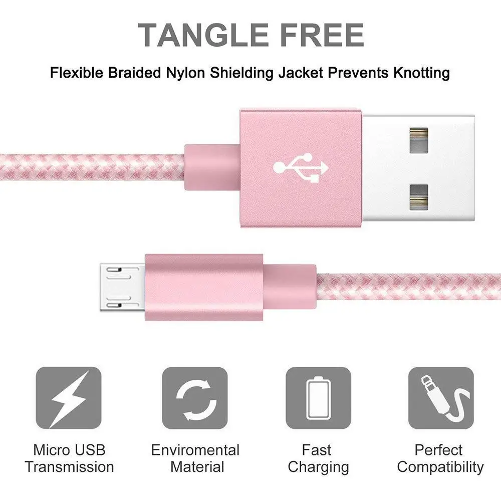 0.2M/1M/2M/3M Micro USB Charging C For Samsung Galaxy J3/J5/J7 2017 A3/A5/A7 2016 0.2/1/2/3 Meter Long Mobile Phone Charger