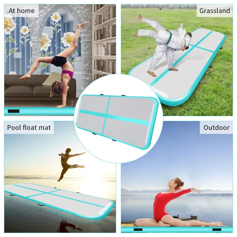 

Factory Direct Sale Pool Float Mat 3M 4M 5M Inflatable Airtrack Tumbling Mat Home Use Yoga Gym Track Mattress For Gymnastics