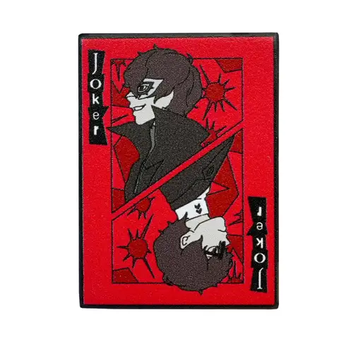 Persona-5 personaje del juego esmalte Pin Joker Ren Amamiya personalidad máscara solapa broche tarjeta insignia accesorios jugador periférico Gif