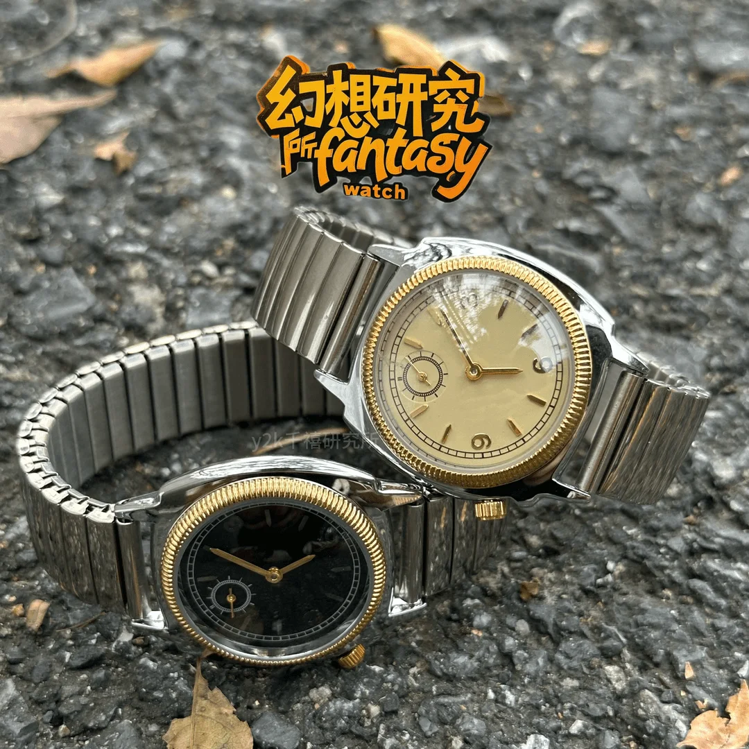 Y2K Millennium Retro Round Digital Niche ผู้ชายและผู้หญิงคู่นาฬิกาควอทซ์ทุกการแข่งขันสายยางยืดวินเทจ