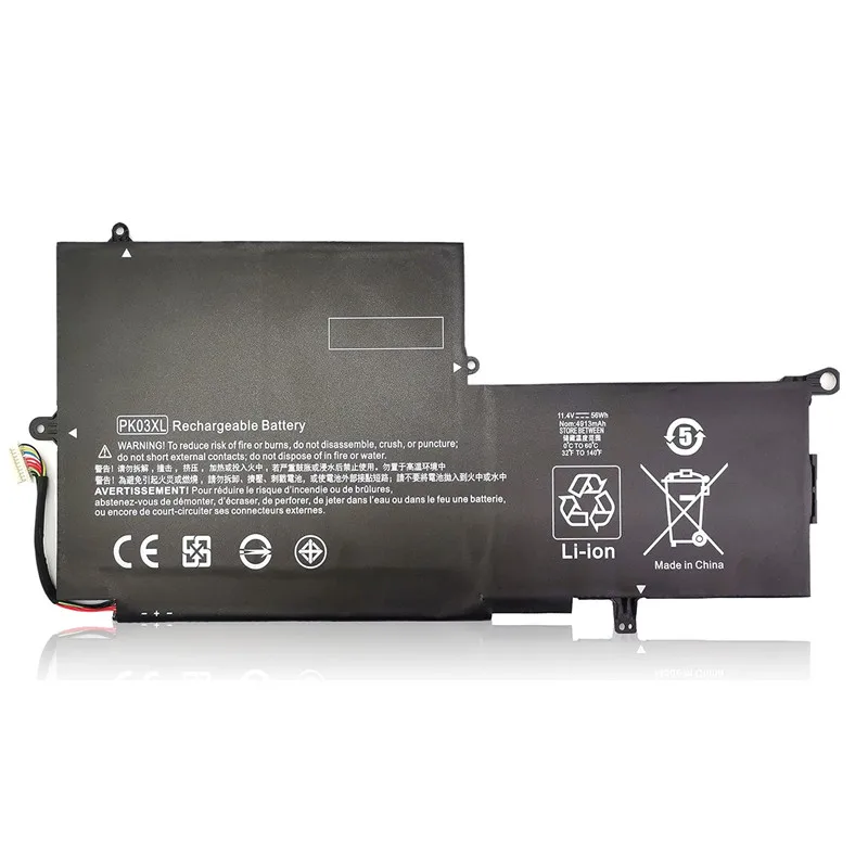 11.4V 56Wh New Laptop Battery PK03XL For HP Spectre Pro X360 13 G1 G2 Series HSTNN-DB6S 6789116-005 788237-2C1 789116-005