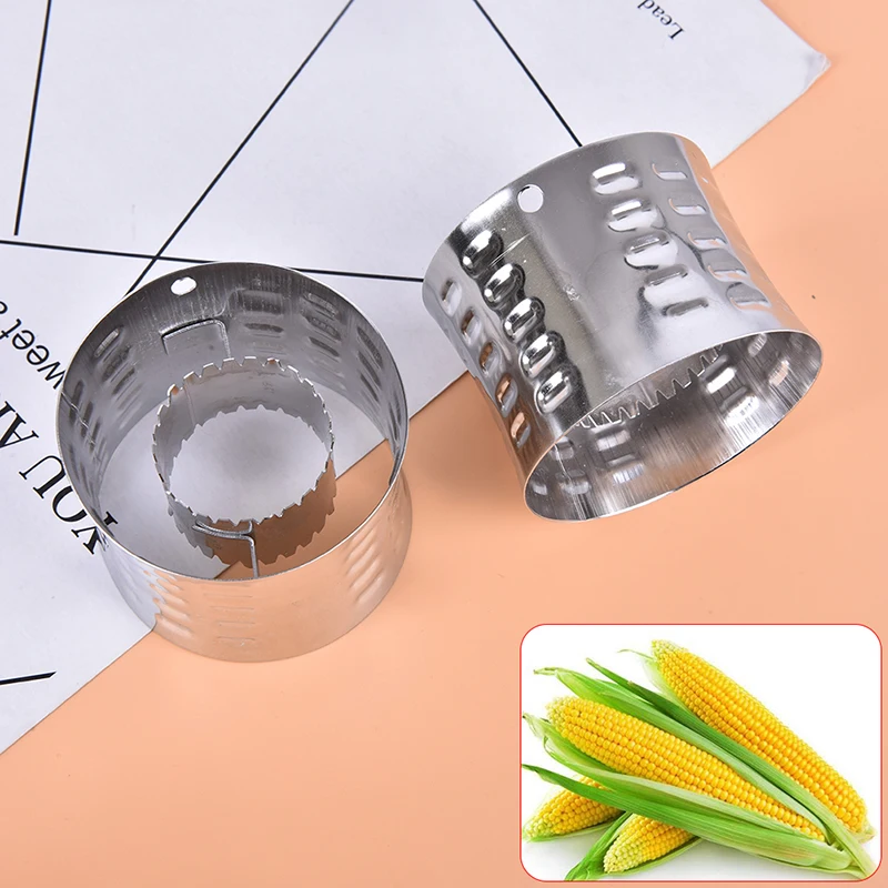 

Corn Stripper Stainless Steel Corn Cob Peeler Slicer Circular Corn Cutter Corer