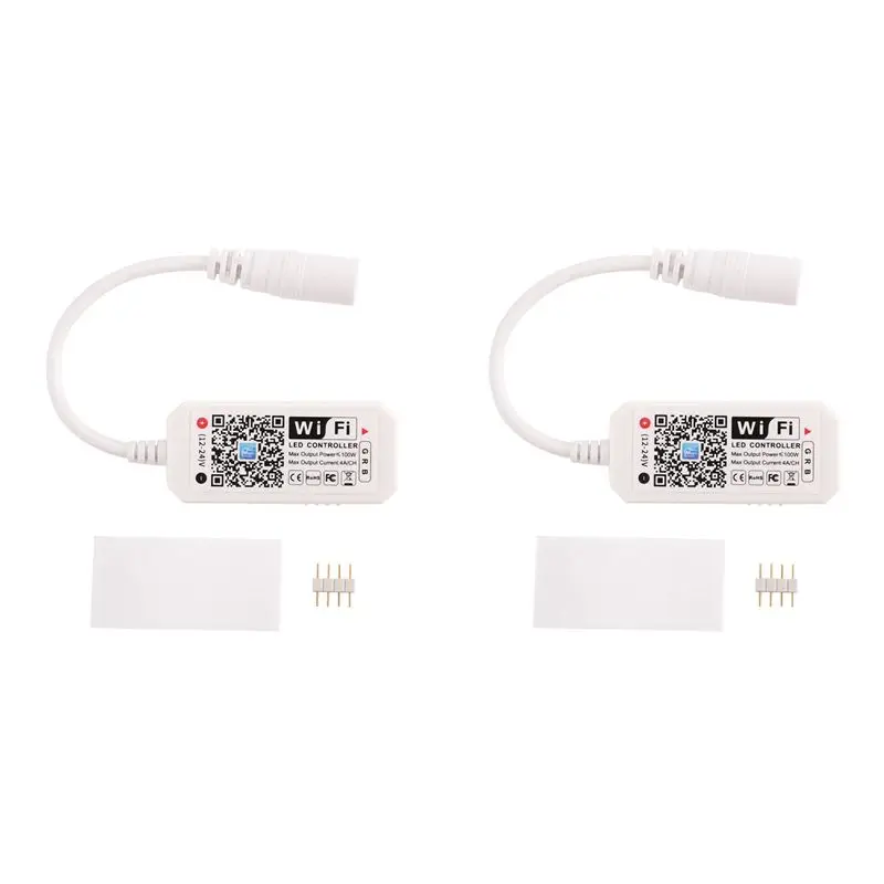 

Светодиодная лента ABWZ-2X RGB с голосовым управлением, совместимая с Alexa и Google Home, беспроводной интеллектуальный контроллер Wi-Fi