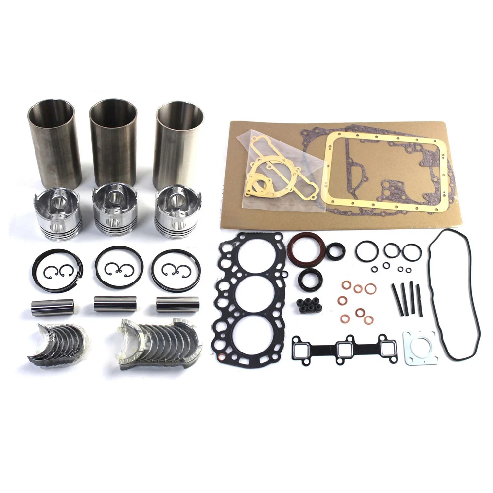 18mm Piston Pin Excavator Engine Rebuild Kit with Gasket fits Volvo Mitsubishi L3E L3E-61SDH L3E-61TG New Holland VOLVO EC15