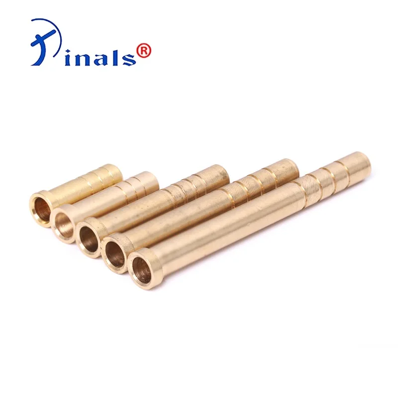 12pcs Archery Insert Copper Brass Base Connector 50/100/200/74Grain For Diameter 6.2mm 7.6mm Arrow Shaft Hunting Accessor