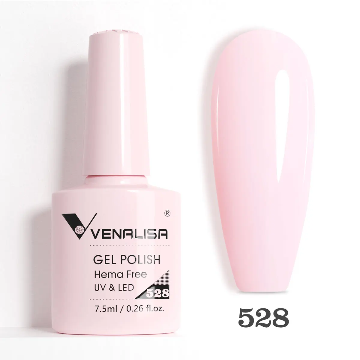 Venalisa 7,5ml HEMA-freier Nude Pink Nagelgel-Lack UV LED Maniküre Jelly Gel Nagellack zum Ablösen für perfektes Nagelfinish – Detail 33