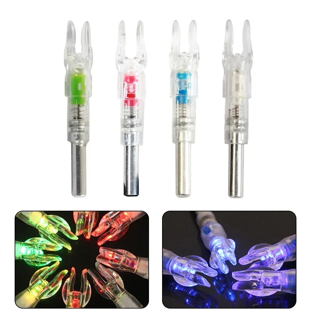 

Practical Arrow Nocks Set Archery Equipment 6.2mm Accessories Automatically Light Up Kit LED Light Lighted Nocks