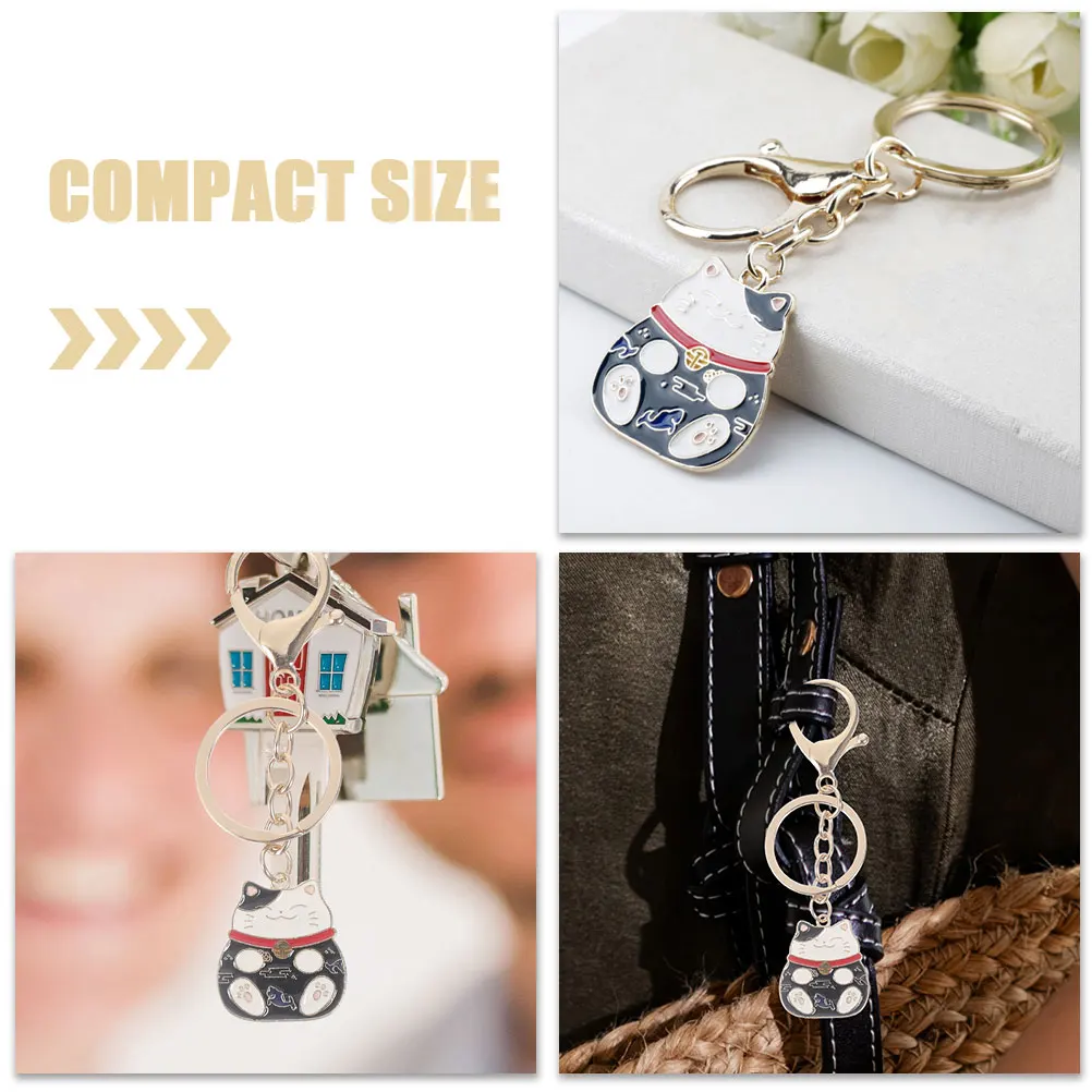 

Lucky for Women Cute Pendant Key Ring Decorative Accessories Japanese Fortune Charm Mini Bag Hanging Ornament Adorable for Girls