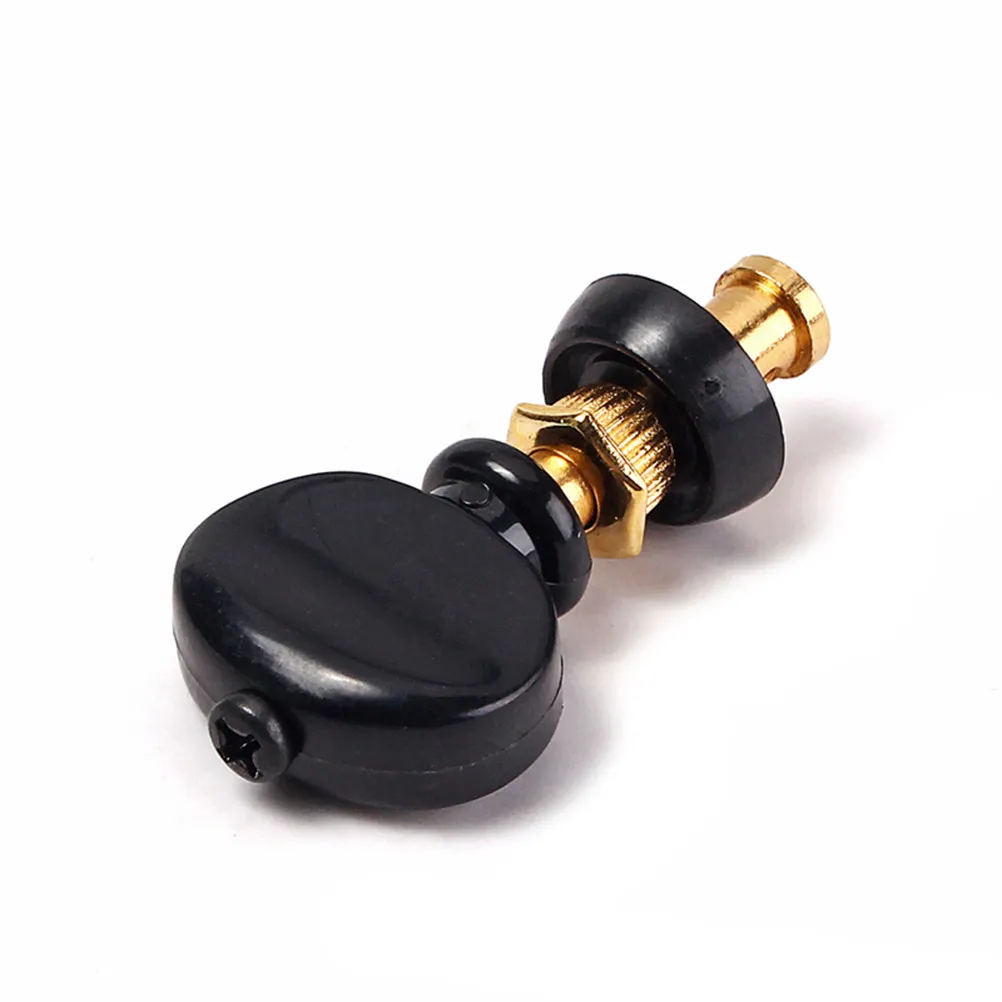 4Pcs Ukulele Tuning Peg Keys Steel Friction Tuners Adjustable Pressure Machine Heads Plastic Button String Tuners for Multiple
