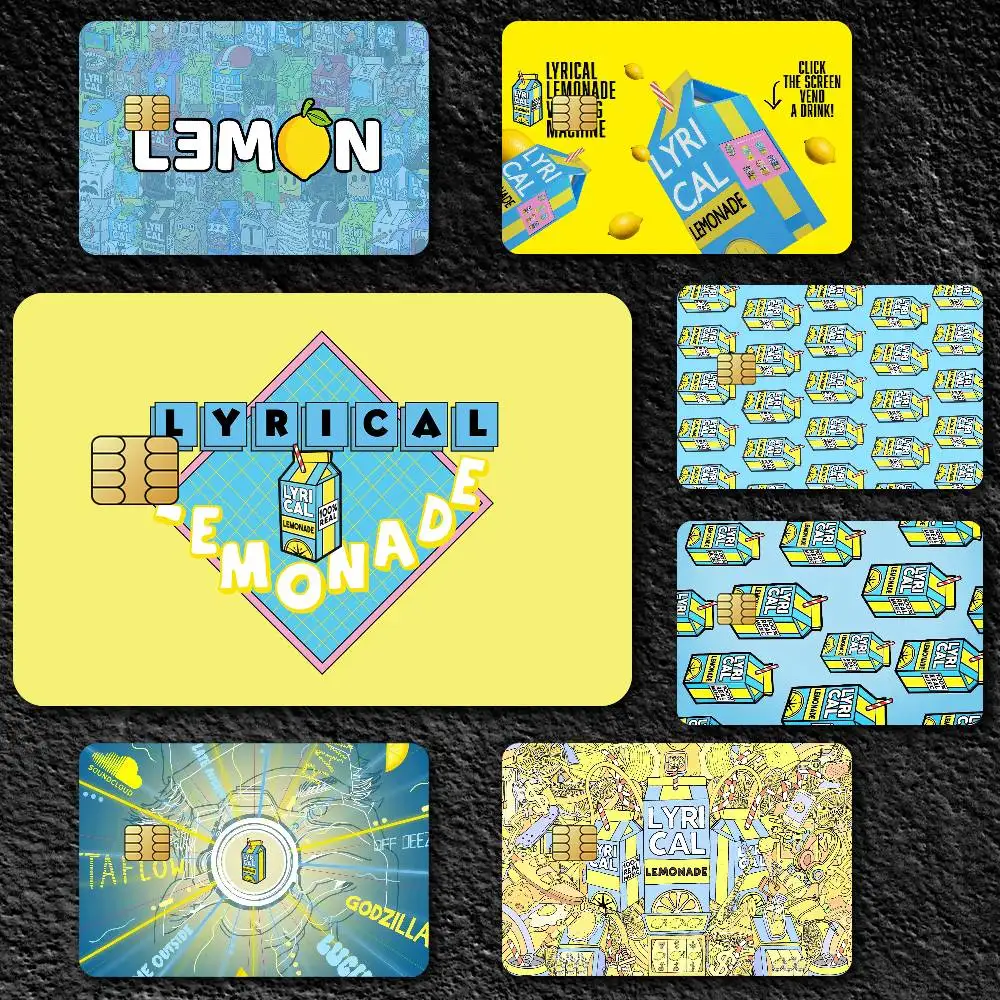 L-Lyrical Lemonade Credit Card Skin Stickers for Bank Card Bus Metro Card Sticker Waterproof Gift