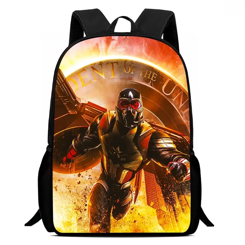 

Школьный рюкзак Капитан Америка Mochila, школьные ранцы с героями мультфильмов для девочек и мальчиков, прочные и легкие детские сумки для детского сада