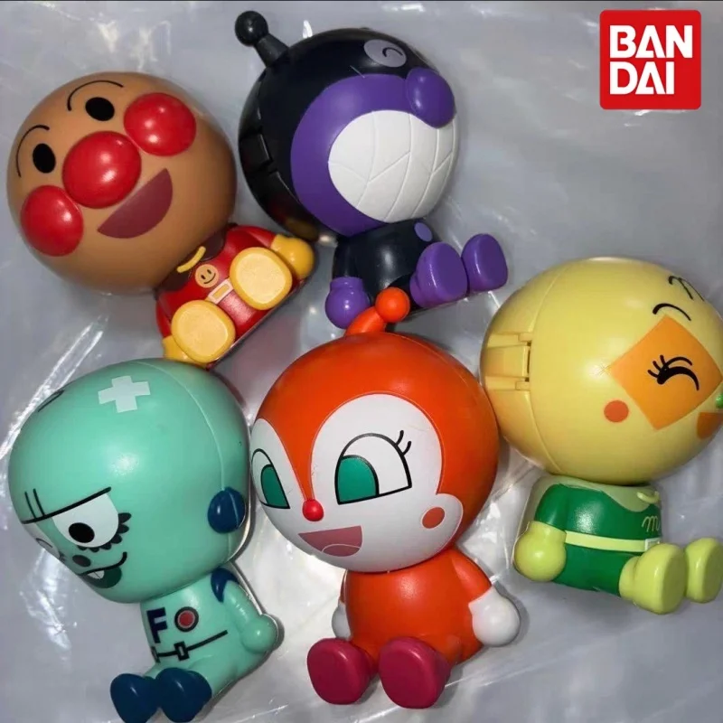 

Bandai Anpanman Shellless Gashapon Volume 10 Big Head Assembled Figure Baikinman Melonpanna Red Sprite Approx 9Cm Display