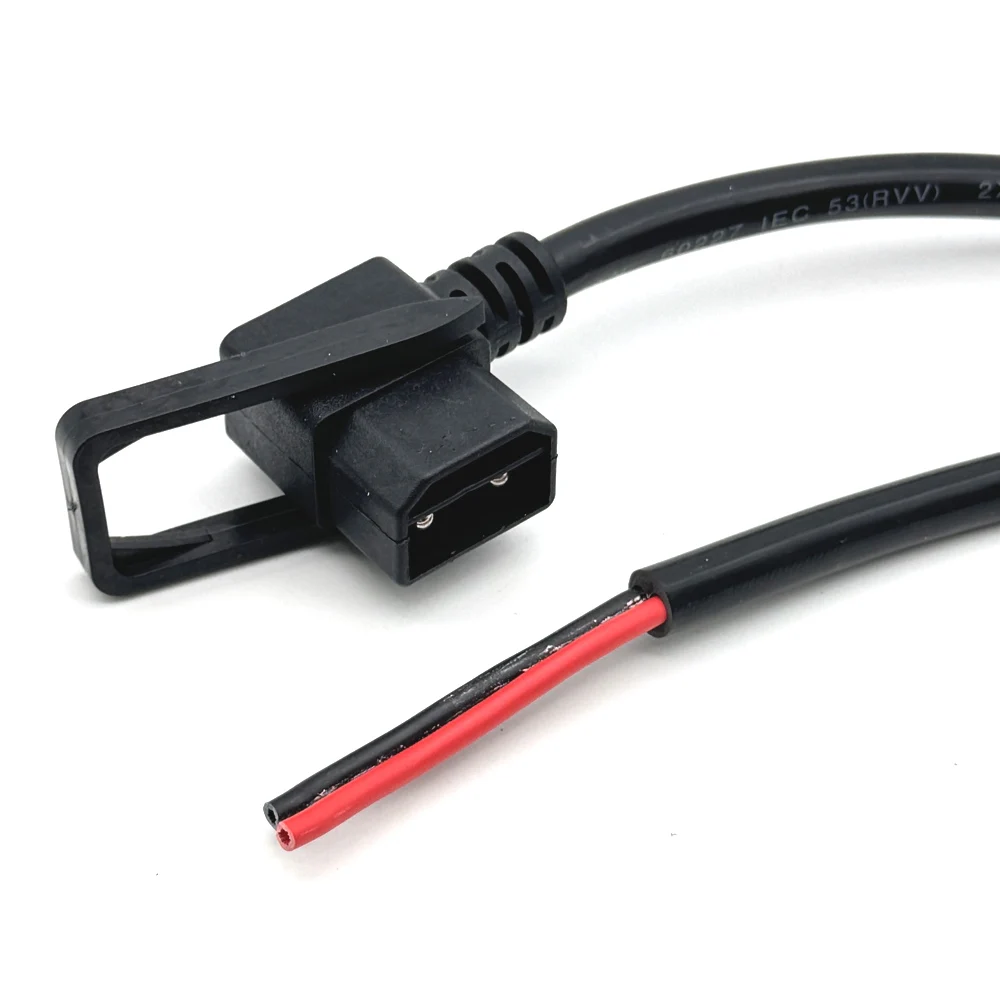 Bicycle Battery Power Cord 2+6-hole Conversion To 3-pin Plug / 3-hole Socket with Cable Converter Output Charging Cable