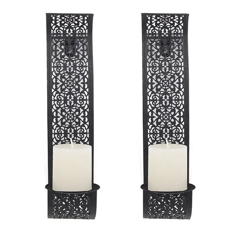 ABMS-4X Shelving Solution Wall Sconce Candle Holder Wall-Mount Pillar Candles Holders For Room Decoration Candle Stand