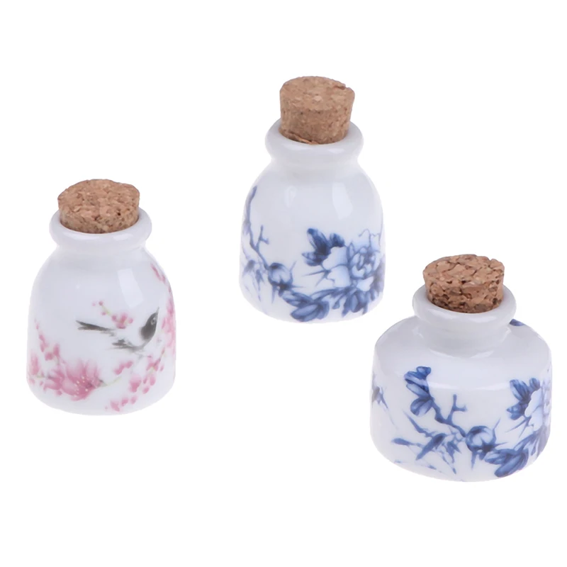 Diy Nail Art Gereedschap Pioen Mini Keramische Glas Dappenglaasje Bowl Cup Met Houten Deksel Acryl Liquid Glitter Poeder Fles